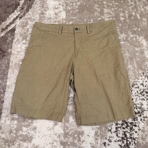 Lululemon The Works Shorts Mens 36 Brown Athleisure Chino Casual Golf Gym